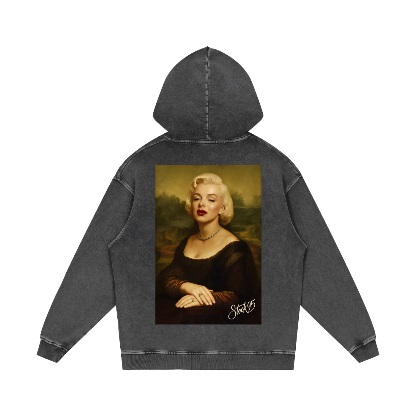 Monroe Lisa - Customized Snow Washed Loose Cotton Hoodie