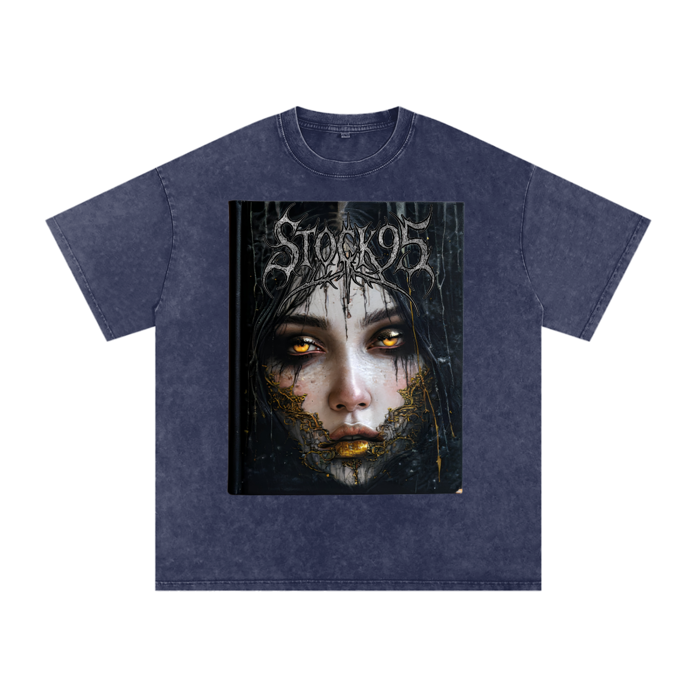 Book OF The Dead - Customized Snow Washed Oversized Cotton T-Shirt