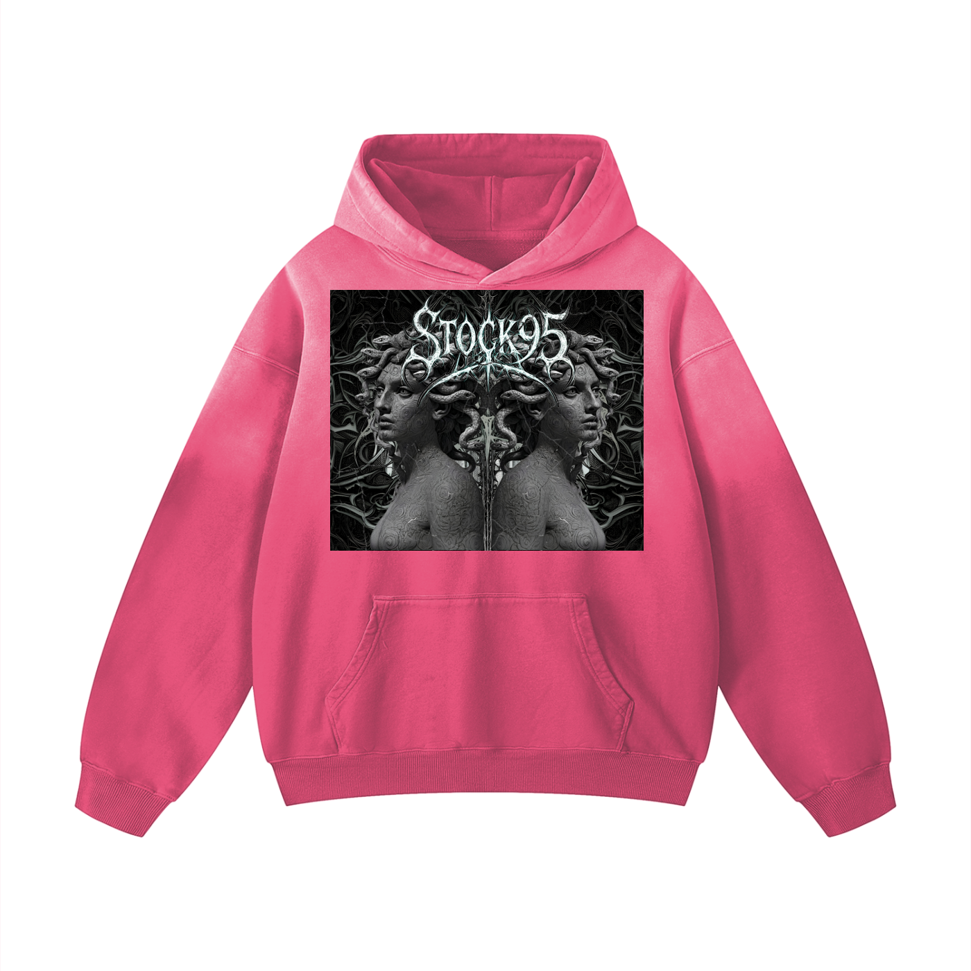 Medusa's mirror - Customized Heavyweight Sunfade Oversized Hoodie