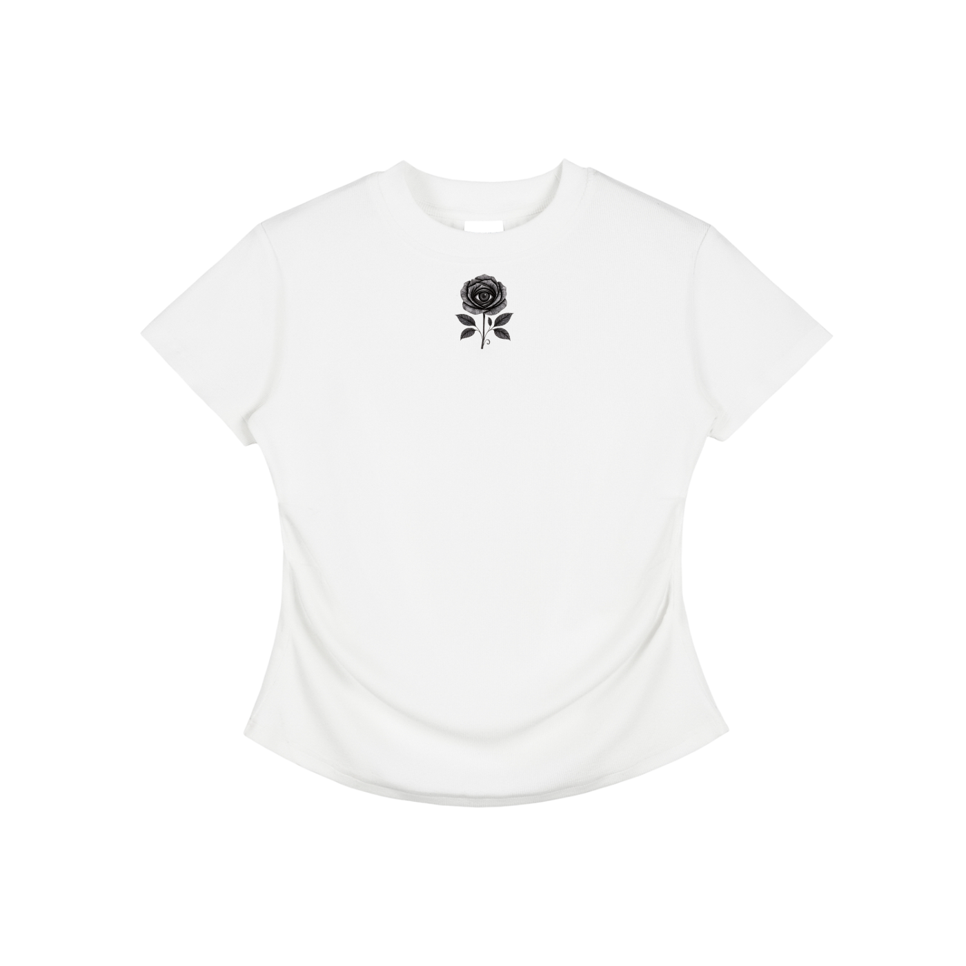 Stock95 - Customized Vintage Washed Bodycon Cotton T-Shirt