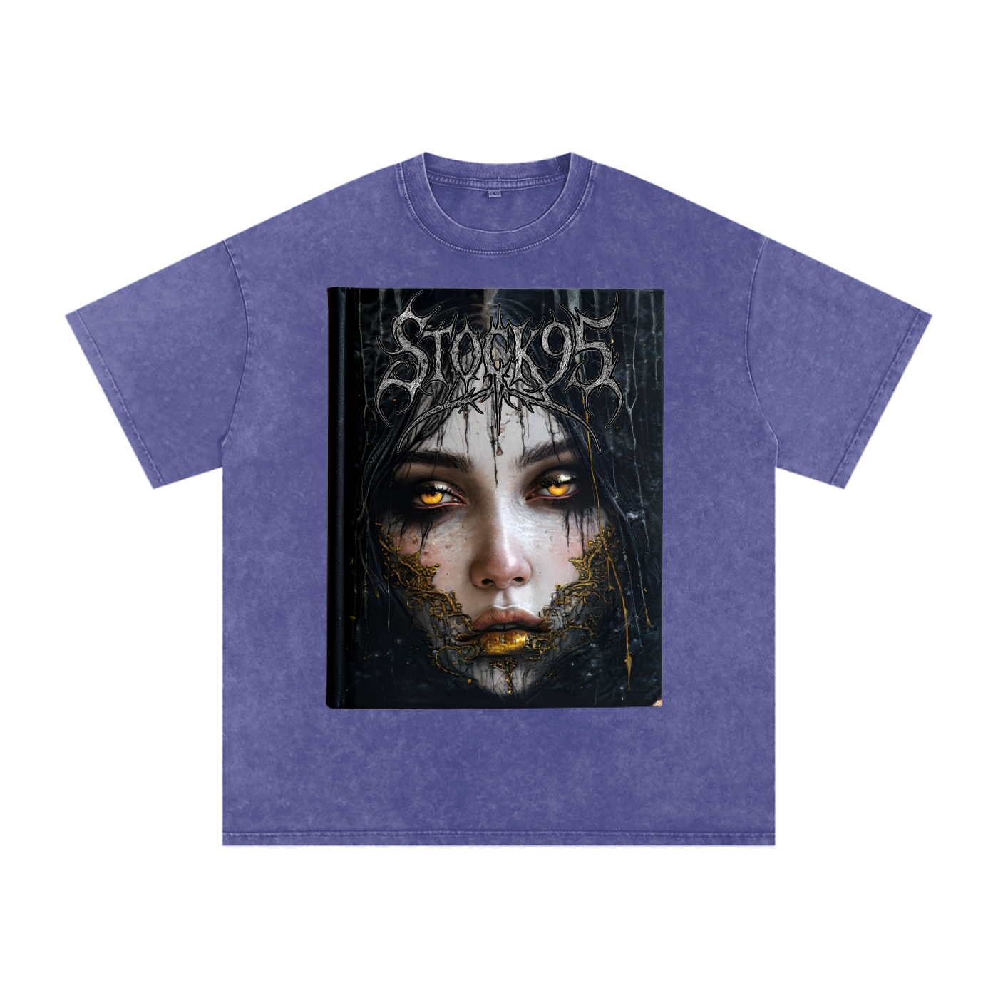 Book OF The Dead - Customized Snow Washed Oversized Cotton T-Shirt