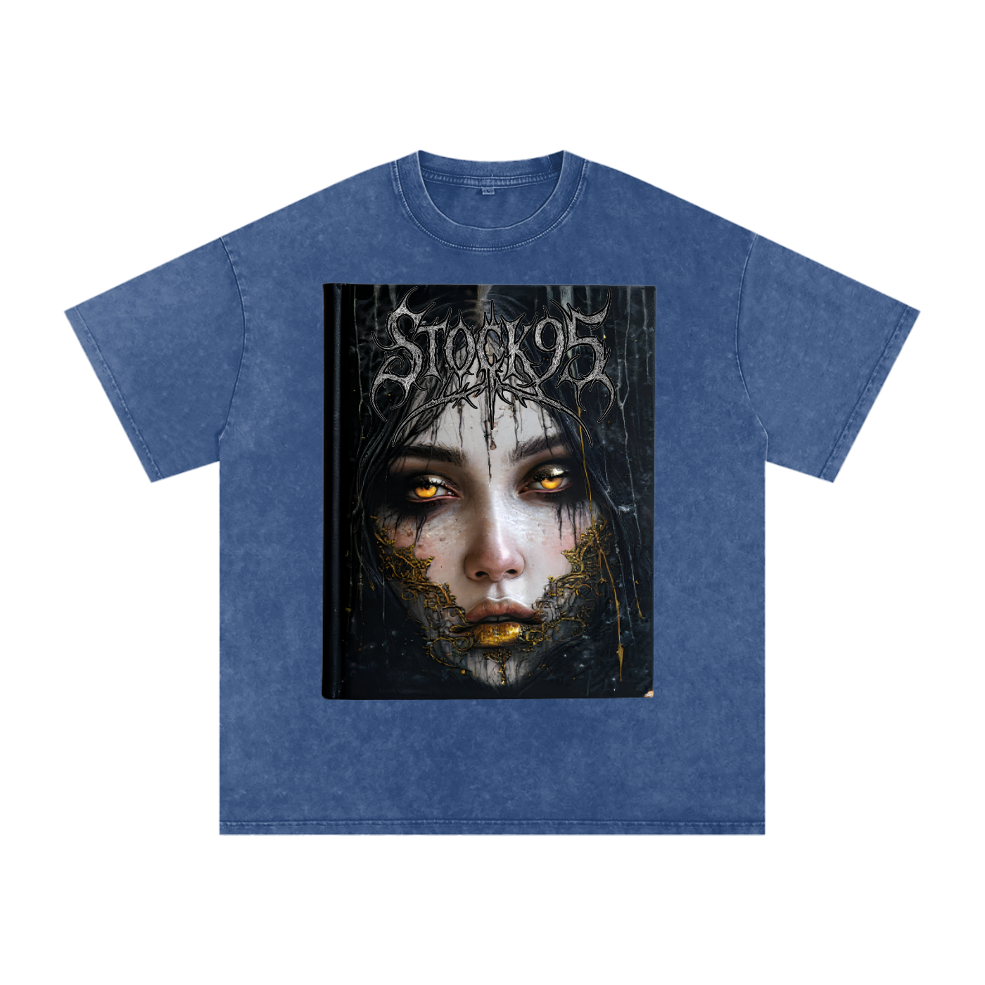 Book OF The Dead - Customized Snow Washed Oversized Cotton T-Shirt