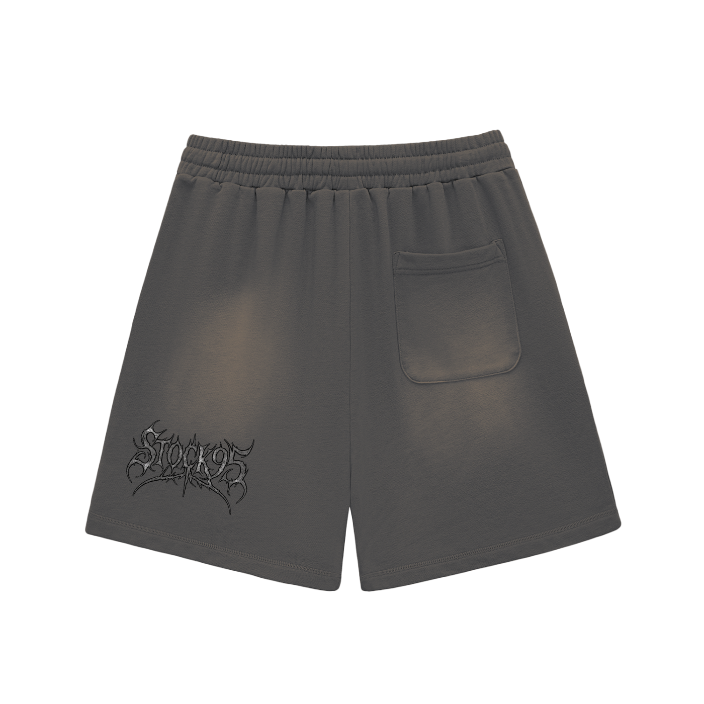 Stolen Heart - Customized Sun Fade Raw Edge Cotton Shorts