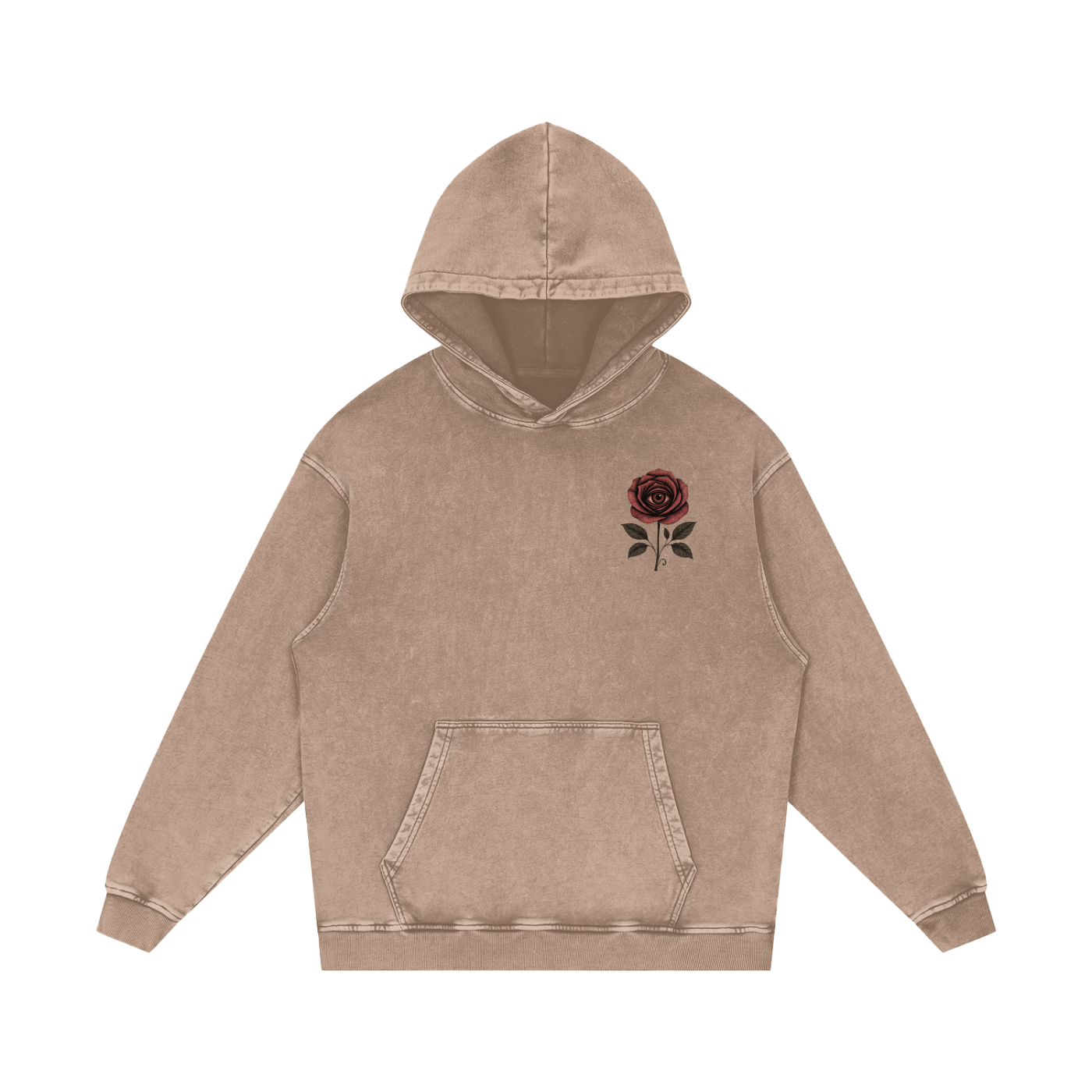 Monroe Lisa - Customized Snow Washed Loose Cotton Hoodie