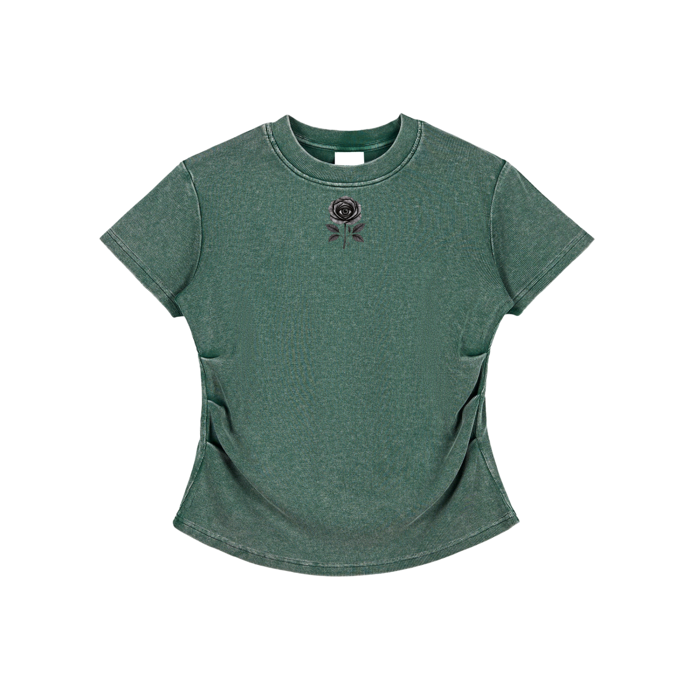 Stock95 - Customized Vintage Washed Bodycon Cotton T-Shirt