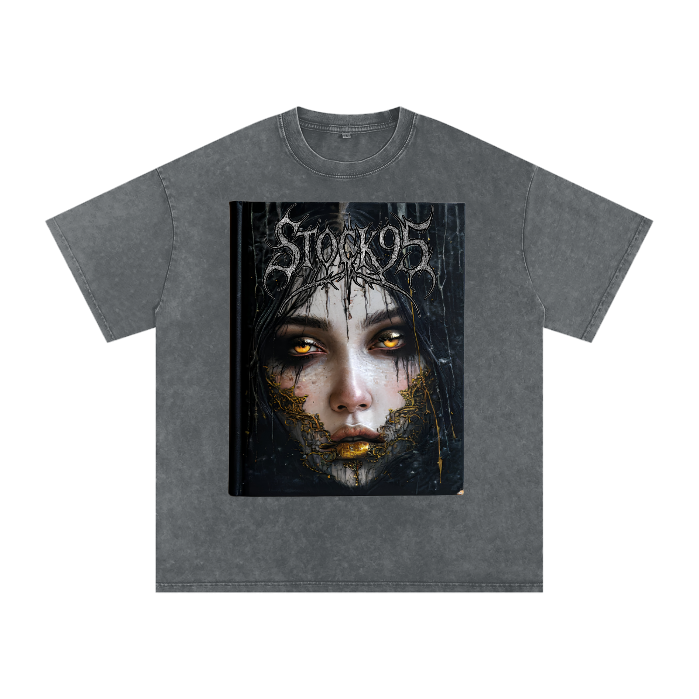 Book OF The Dead - Customized Snow Washed Oversized Cotton T-Shirt