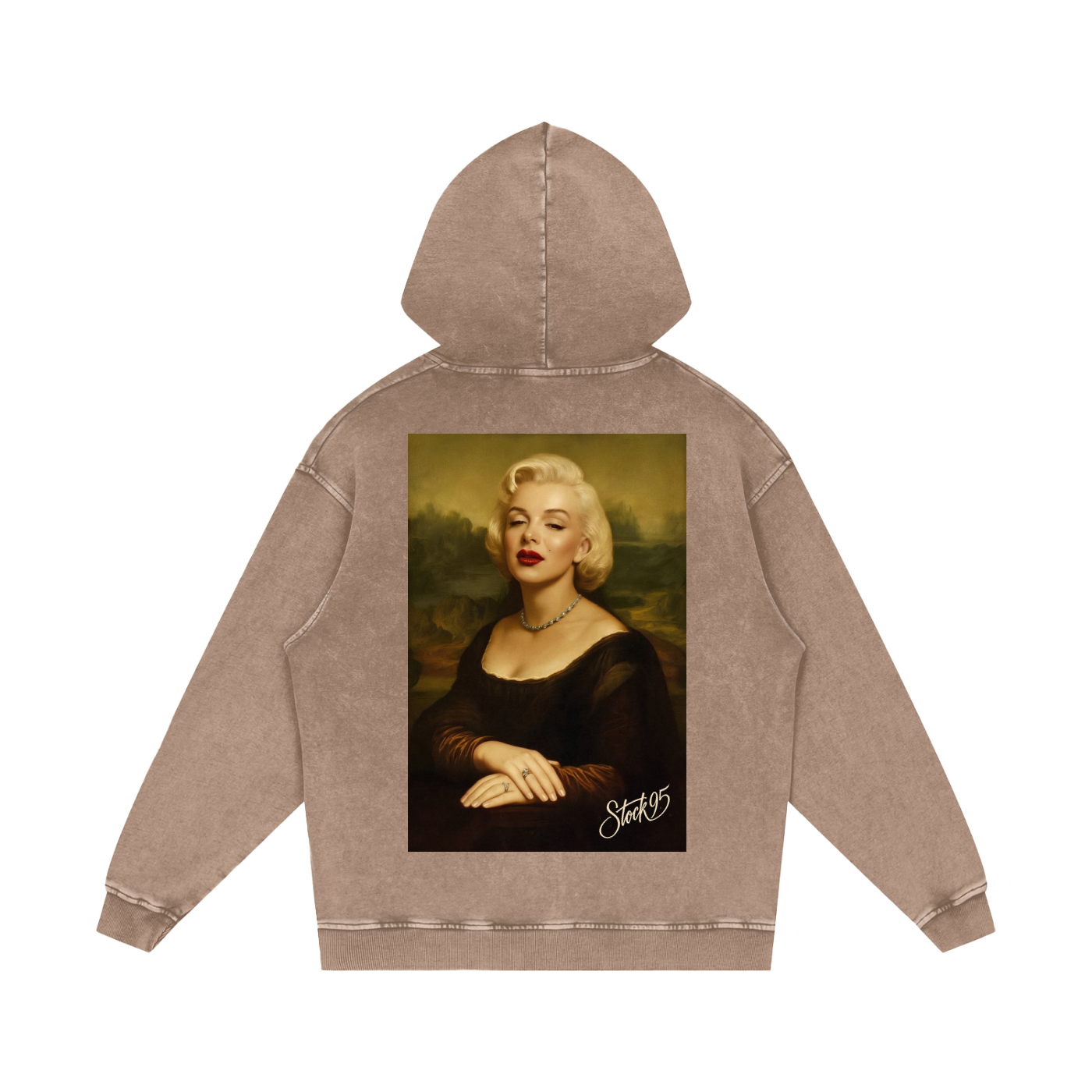 Monroe Lisa - Customized Snow Washed Loose Cotton Hoodie