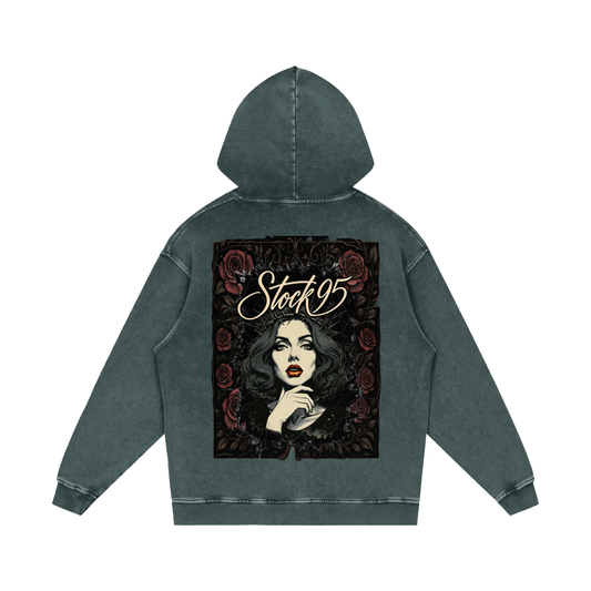 Liberty - Customized Snow Washed Loose Cotton Hoodie