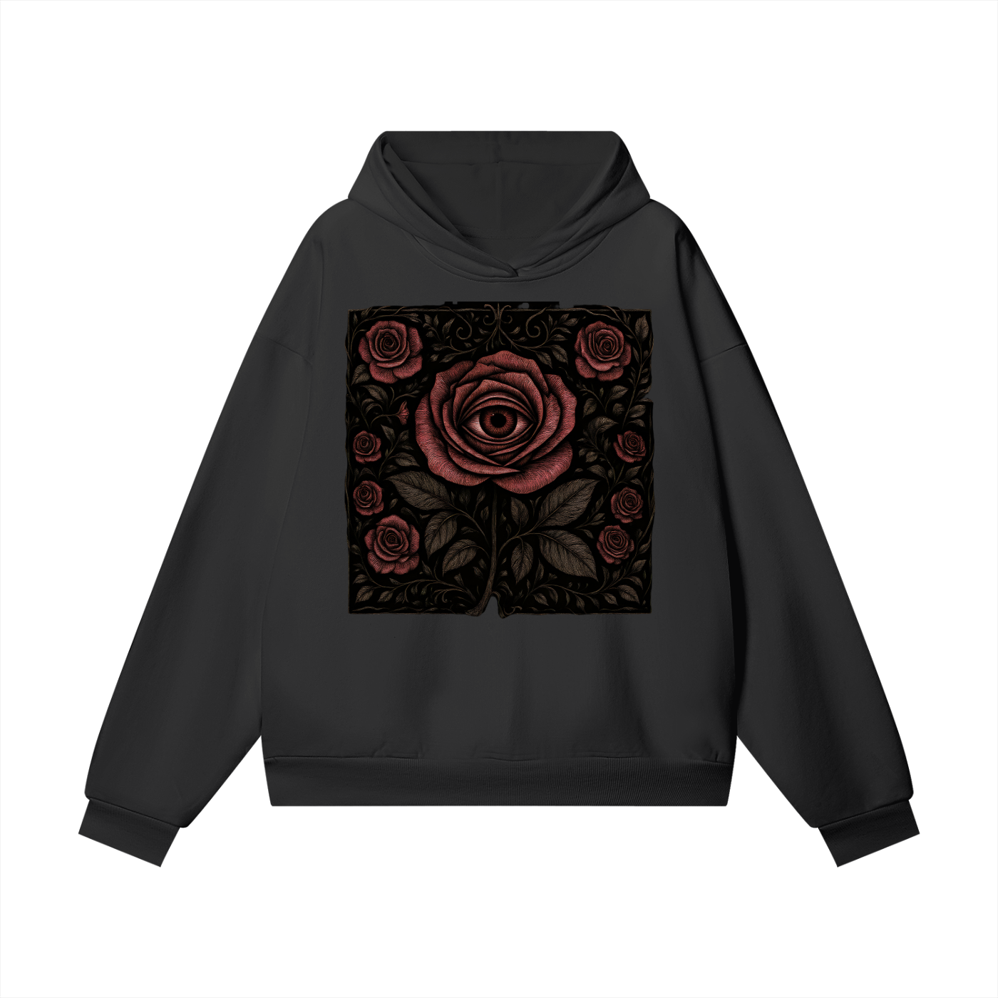 Vision Of Roses - Customized Heavyweight Hidden Pocket Fleece Hoodie