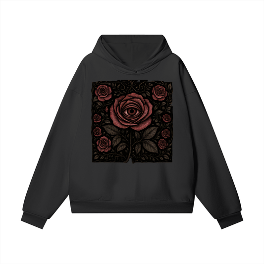 Vision Of Roses - Customized Heavyweight Hidden Pocket Fleece Hoodie