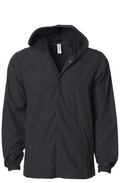 Black-On-Black-Water-Resistant Windbreaker