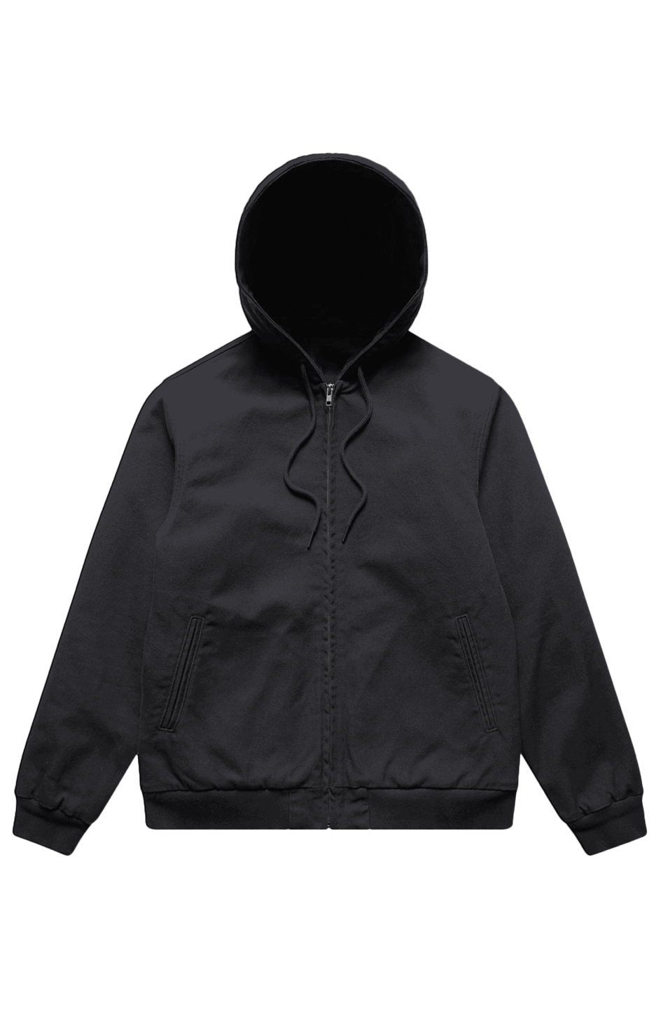 Canvas Bomber Hood Jacket