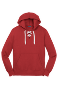Lace Up Pullover Hooded Sweatshirt