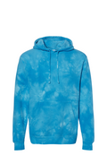 Tie Dye Aqua Blue Hoodie