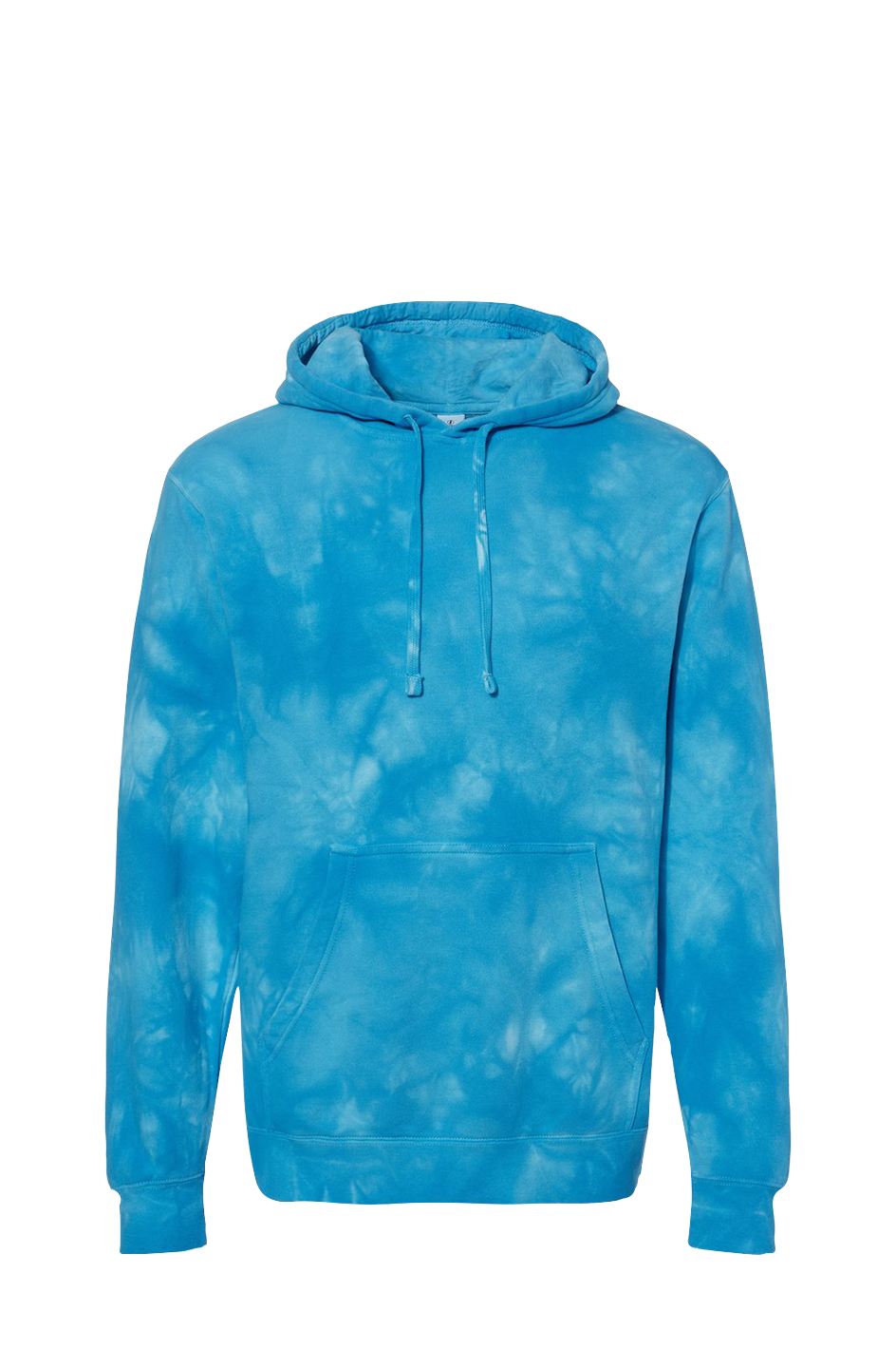 Tie Dye Aqua Blue Hoodie