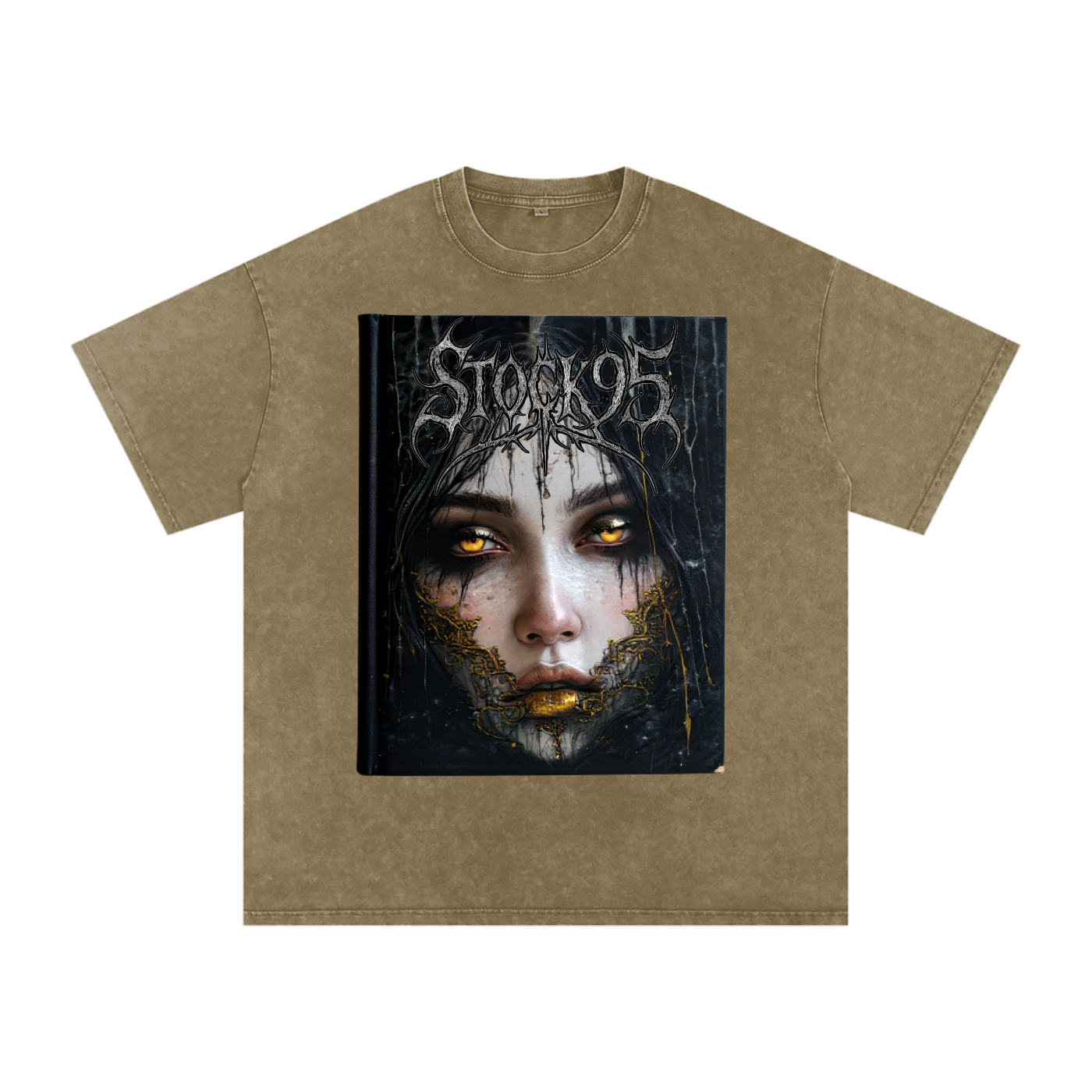 Book OF The Dead - Customized Snow Washed Oversized Cotton T-Shirt