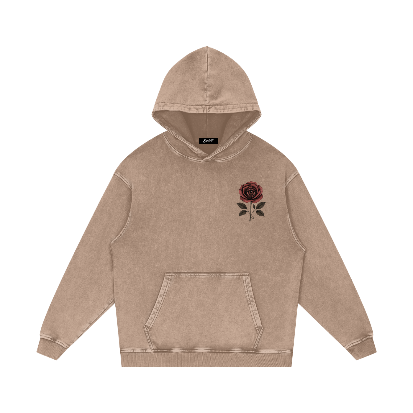 Liberty - Customized Snow Washed Loose Cotton Hoodie