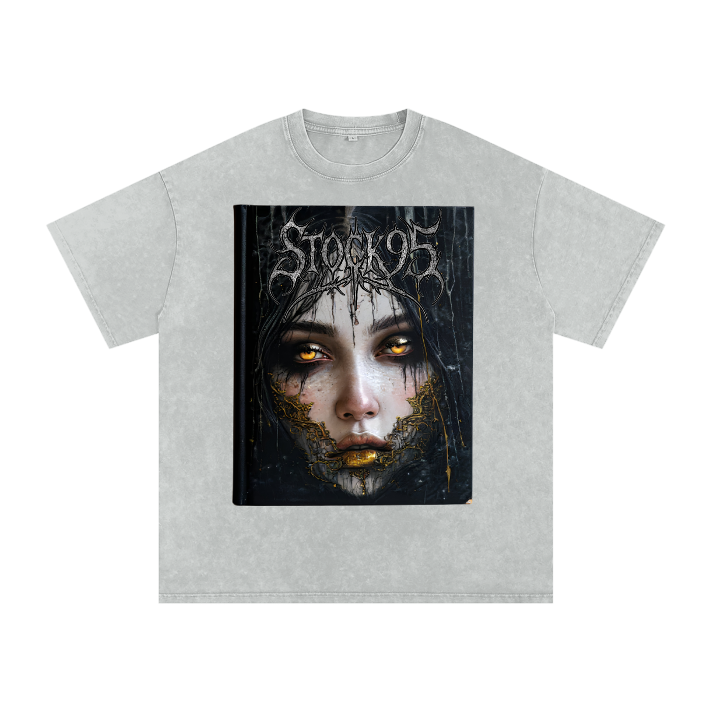Book OF The Dead - Customized Snow Washed Oversized Cotton T-Shirt