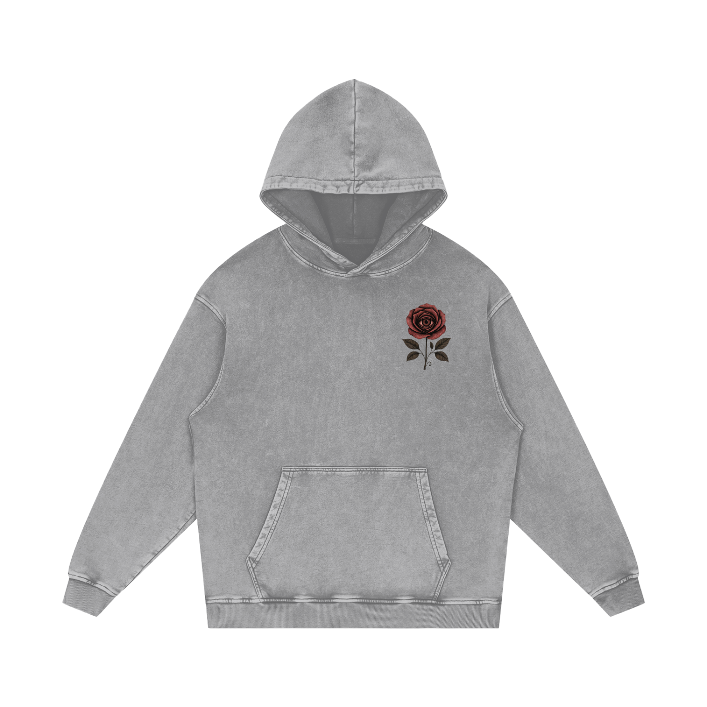 Monroe Lisa - Customized Snow Washed Loose Cotton Hoodie