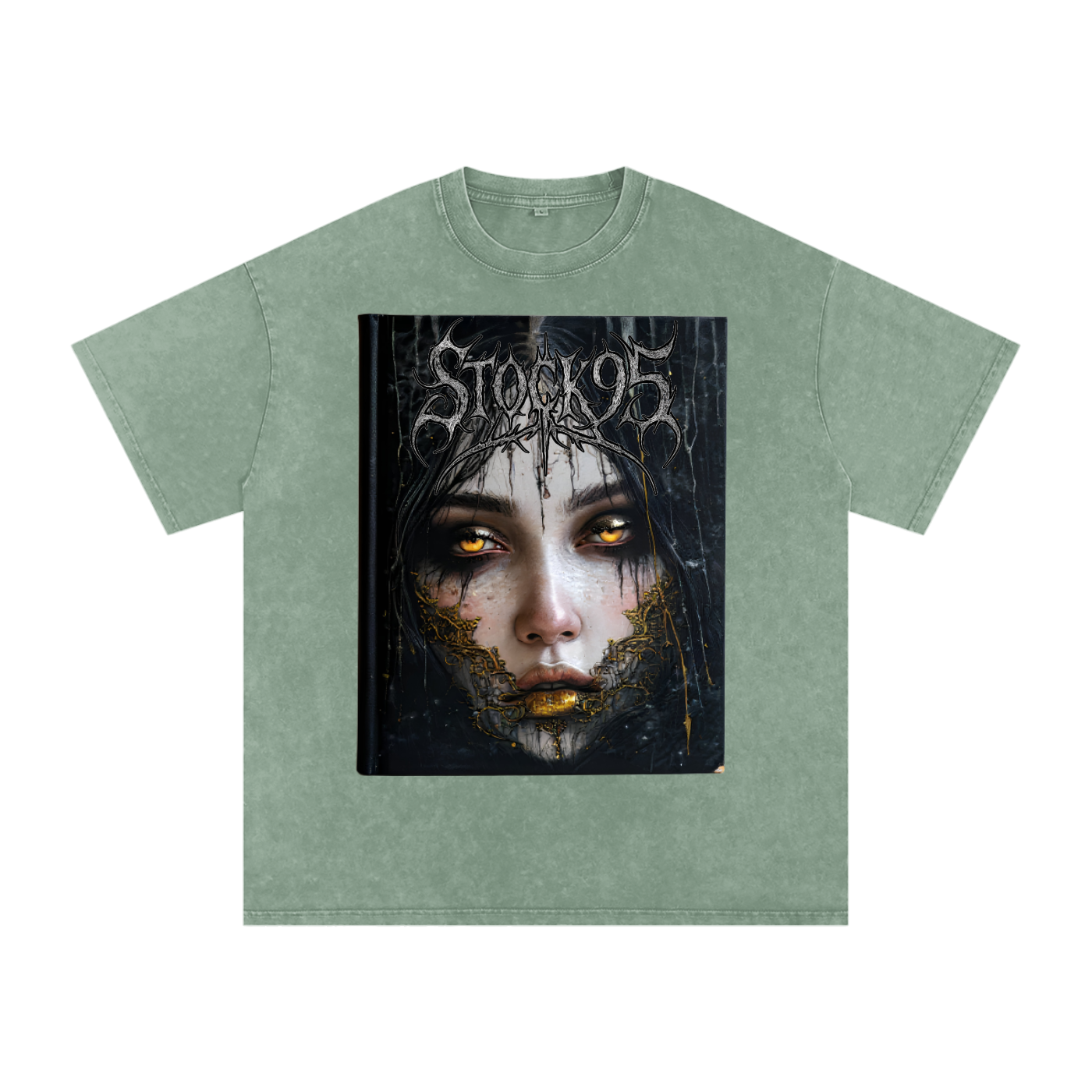Book OF The Dead - Customized Snow Washed Oversized Cotton T-Shirt