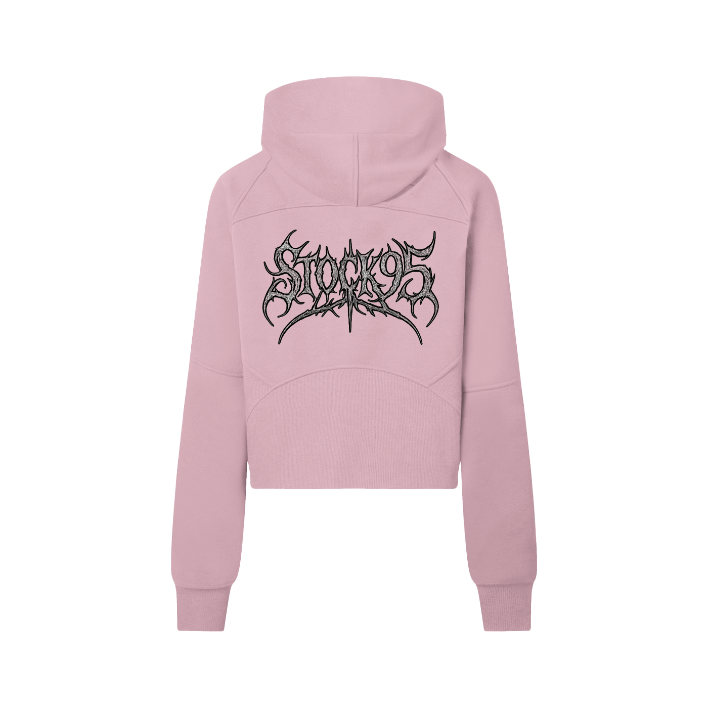 Stock95 - Customized Cropped Half-Zip Hoodie