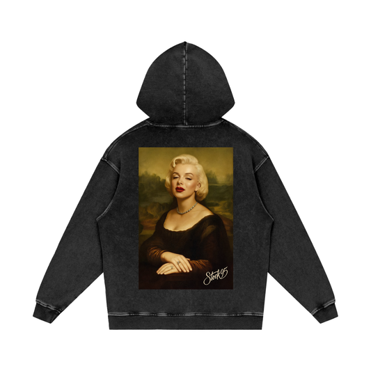 Monroe Lisa - Customized Snow Washed Loose Cotton Hoodie