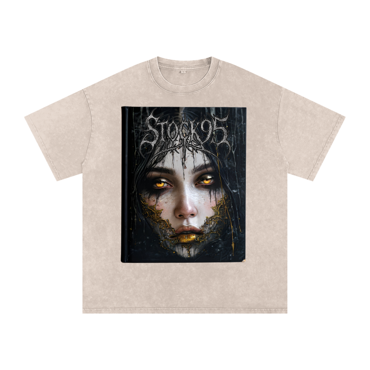 Book OF The Dead - Customized Snow Washed Oversized Cotton T-Shirt