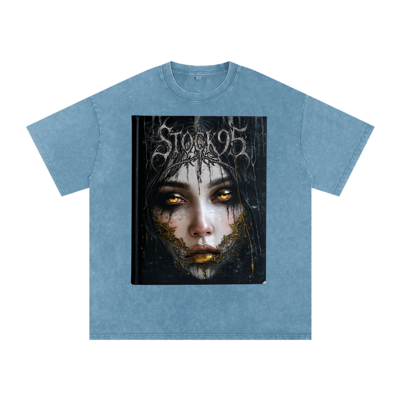 Book OF The Dead - Customized Snow Washed Oversized Cotton T-Shirt