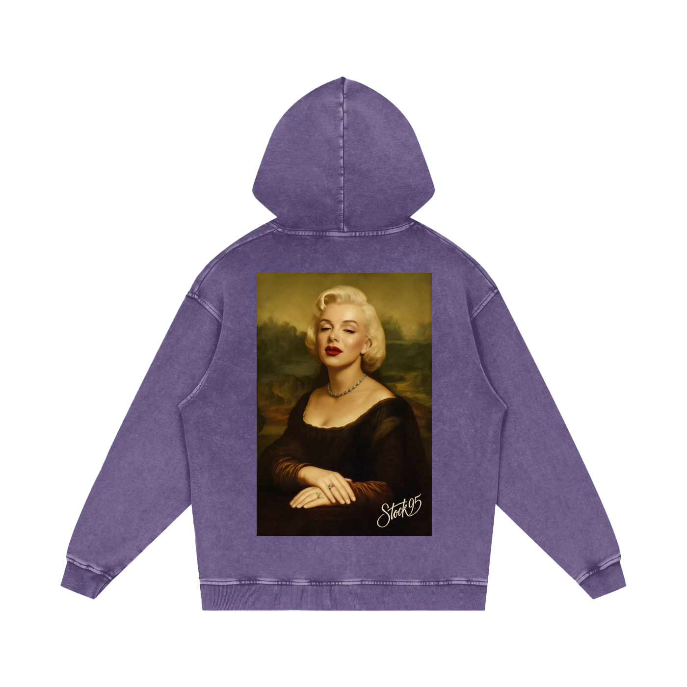 Monroe Lisa - Customized Snow Washed Loose Cotton Hoodie