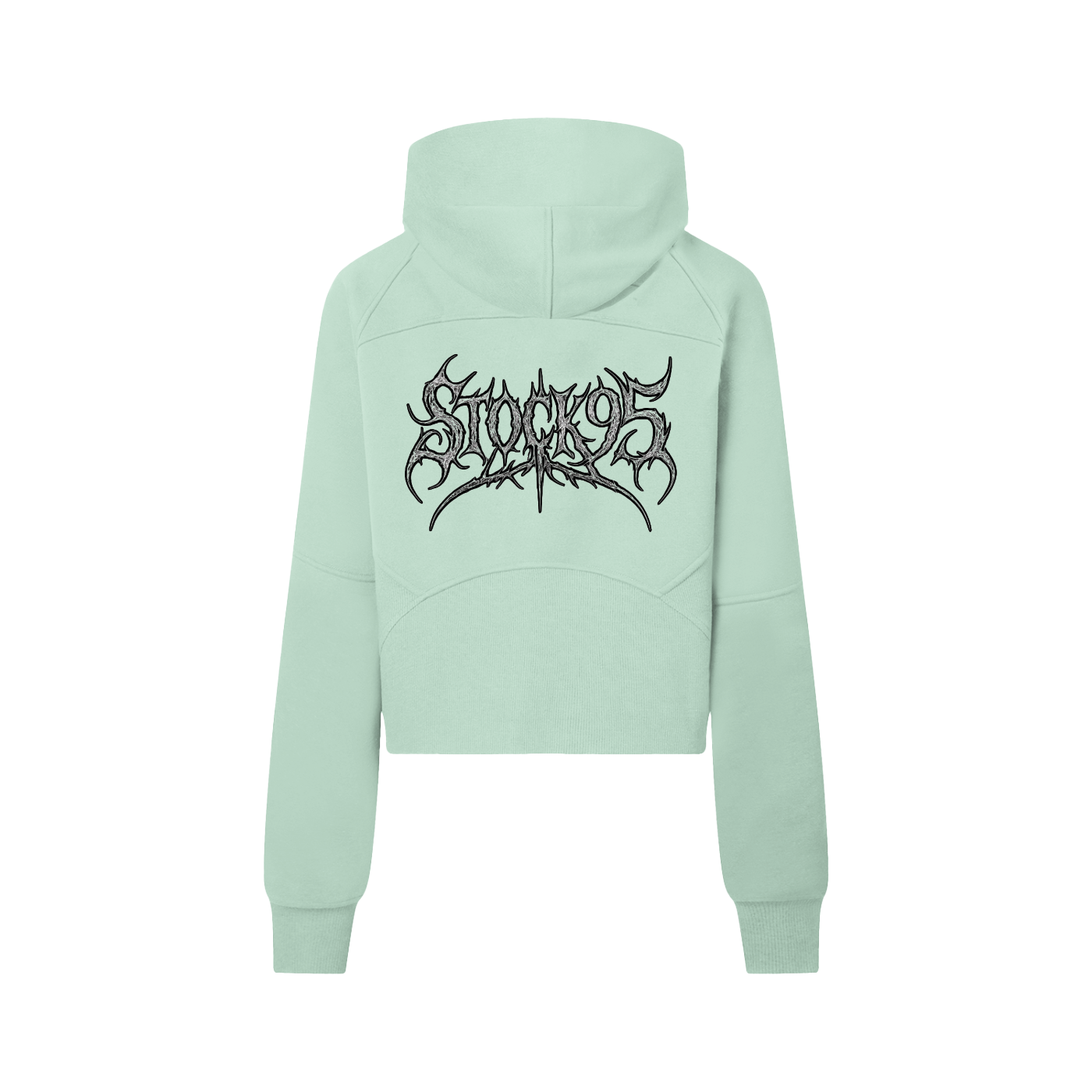 Stock95 - Customized Cropped Half-Zip Hoodie